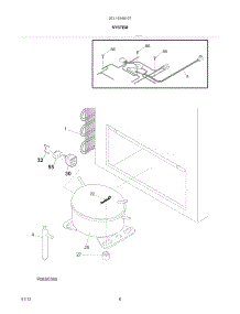 System parts for Kenmore Freestanding Freezer 253.16949107 (25316949107, 253 16949107) from AppliancePartsPros.com
