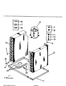 Unit Parts parts for Kenmore Heat Pump System 253.8701060 (2538701060, 253 8701060) from AppliancePartsPros.com