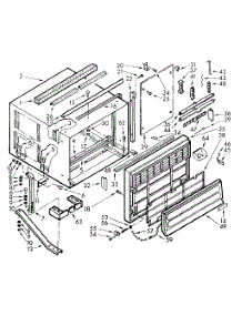 Cabinet Parts parts for Kenmore Heat Pump System 106.71920 (10671920, 106 71920) from AppliancePartsPros.com