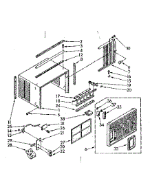 Cabinet Parts parts for Kenmore Heat Pump System 106.8760581 (1068760581, 106 8760581) from AppliancePartsPros.com