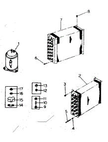Unit Parts parts for Kenmore Heat Pump System 253.8740841 (2538740841, 253 8740841) from AppliancePartsPros.com