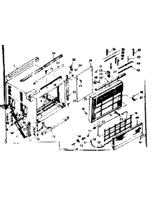 Cabinet Parts parts for Kenmore Heat Pump System 106.68821 (10668821, 106 68821) from AppliancePartsPros.com