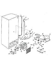 Unit parts for Kenmore Freestanding Freezer 757.628940 (757628940, 757 628940) from AppliancePartsPros.com