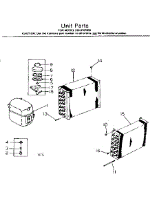 Unit Parts parts for Kenmore Heat Pump System 253.8731300 (2538731300, 253 8731300) from AppliancePartsPros.com