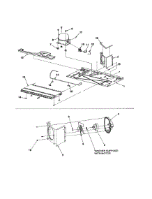 Compressor parts for Kenmore Refrigerator 596.73509203 (59673509203, 596 73509203) from AppliancePartsPros.com