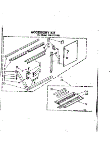 Cabinet Parts parts for Kenmore Heat Pump System 106.7771491 (1067771491, 106 7771491) from AppliancePartsPros.com