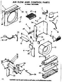 Air Flow And Control Parts parts for Kenmore Heat Pump System 106.8702090 (1068702090, 106 8702090) from AppliancePartsPros.com