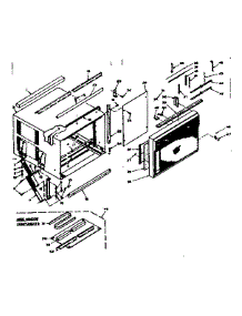 Cabinet Parts parts for Kenmore Heat Pump System 106.65621 (10665621, 106 65621) from AppliancePartsPros.com