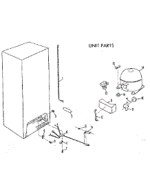 Unit parts for Kenmore Freestanding Freezer 757.626920 (757626920, 757 626920) from AppliancePartsPros.com
