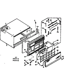 Cabinet Parts parts for Kenmore Heat Pump System 106.66440 (10666440, 106 66440) from AppliancePartsPros.com