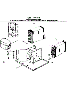 Unit Parts parts for Kenmore Heat Pump System 253.8700890 (2538700890, 253 8700890) from AppliancePartsPros.com