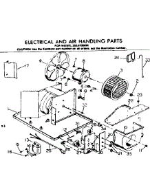 Electrical And Air Handling Parts parts for Kenmore Heat Pump System 253.8700890 (2538700890, 253 8700890) from AppliancePartsPros.com