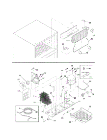 System parts for Kenmore Refrigerator 253.72119014 (25372119014, 253 72119014) from AppliancePartsPros.com