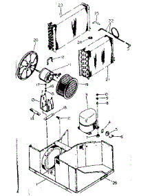 Refrigeration System & Air Handling Parts parts for Kenmore Heat Pump System 253.70541 (25370541, 253 70541) from AppliancePartsPros.com