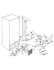 Unit Parts parts for Kenmore Freestanding Freezer 757.629940 (757629940, 757 629940) from AppliancePartsPros.com