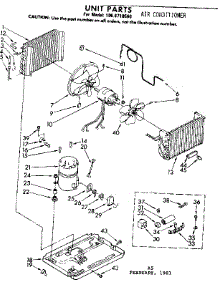 Unit Parts parts for Kenmore Heat Pump System 106.8710560 (1068710560, 106 8710560) from AppliancePartsPros.com
