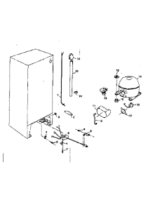 Unit Parts parts for Kenmore Freestanding Freezer 757.721920 (757721920, 757 721920) from AppliancePartsPros.com