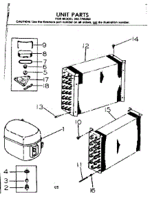 Unit Parts parts for Kenmore Heat Pump System 253.7795060 (2537795060, 253 7795060) from AppliancePartsPros.com