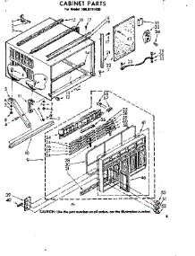 Cabinet Parts parts for Kenmore Heat Pump System 106.8711490 (1068711490, 106 8711490) from AppliancePartsPros.com