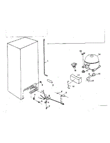 Unit Parts parts for Kenmore Freestanding Freezer 757.629920 (757629920, 757 629920) from AppliancePartsPros.com