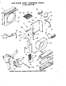 Air Flow And Control Parts parts for Kenmore Heat Pump System 106.8711490 (1068711490, 106 8711490) from AppliancePartsPros.com