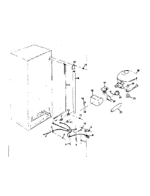 Freezer Unit Parts parts for Kenmore Freestanding Freezer 757.722920 (757722920, 757 722920) from AppliancePartsPros.com
