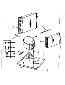 Unit Parts parts for Kenmore Heat Pump System 253.68050 (25368050, 253 68050) from AppliancePartsPros.com