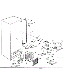 Unit parts for Kenmore Freestanding Freezer 757.720941 (757720941, 757 720941) from AppliancePartsPros.com