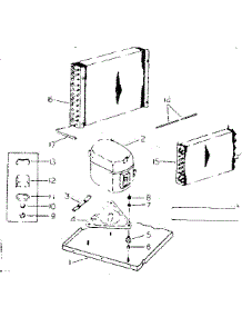 Unit Parts parts for Kenmore Heat Pump System 253.70111 (25370111, 253 70111) from AppliancePartsPros.com
