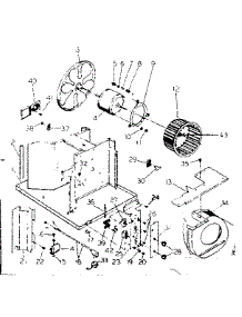 Electrical System & Air Handling Parts parts for Kenmore Heat Pump System 253.70111 (25370111, 253 70111) from AppliancePartsPros.com