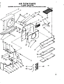 Air Flow Parts parts for Kenmore Heat Pump System 106.8701290 (1068701290, 106 8701290) from AppliancePartsPros.com