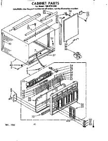 Cabinet Parts parts for Kenmore Heat Pump System 106.8701290 (1068701290, 106 8701290) from AppliancePartsPros.com