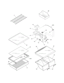 Shelves parts for Kenmore Refrigerator 253.78829010 (25378829010, 253 78829010) from AppliancePartsPros.com