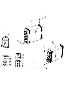 Unit Parts parts for Kenmore Heat Pump System 253.8754111 (2538754111, 253 8754111) from AppliancePartsPros.com