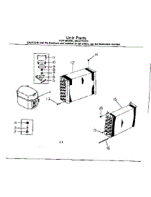 Unit Parts parts for Kenmore Heat Pump System 253.8711331 (2538711331, 253 8711331) from AppliancePartsPros.com
