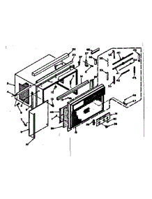Cabinet Parts parts for Kenmore Heat Pump System 106.67290 (10667290, 106 67290) from AppliancePartsPros.com