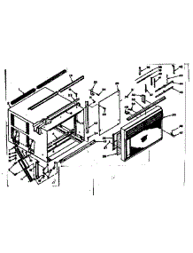 Cabinet Parts parts for Kenmore Heat Pump System 106.67610 (10667610, 106 67610) from AppliancePartsPros.com
