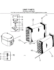 Unit Parts parts for Kenmore Heat Pump System 253.7790991 (2537790991, 253 7790991) from AppliancePartsPros.com