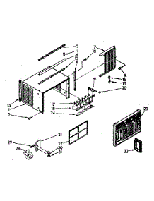 Cabinet parts for Kenmore Heat Pump System 106.8760784 (1068760784, 106 8760784) from AppliancePartsPros.com