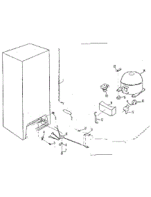 Unit parts for Kenmore Freestanding Freezer 757.627920 (757627920, 757 627920) from AppliancePartsPros.com