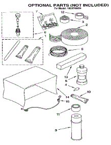 Optional parts for Kenmore Heat Pump System 106.8760694 (1068760694, 106 8760694) from AppliancePartsPros.com