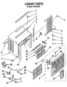 Cabinet parts for Kenmore Heat Pump System 106.8760694 (1068760694, 106 8760694) from AppliancePartsPros.com