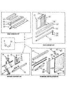 Installation parts for Kenmore Heat Pump System 106.8780870 (1068780870, 106 8780870) from AppliancePartsPros.com