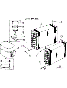 Unit Parts parts for Kenmore Heat Pump System 253.7771000 (2537771000, 253 7771000) from AppliancePartsPros.com