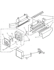 Icemaker parts for Kenmore Freestanding Ice Maker 767.9894150 (7679894150, 767 9894150) from AppliancePartsPros.com