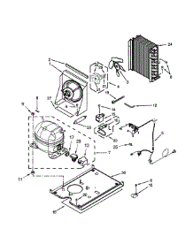 Unit Parts parts for Kenmore Freestanding Ice Maker 596.89553101 (59689553101, 596 89553101) from AppliancePartsPros.com