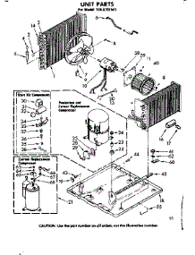 Unit Parts parts for Kenmore Heat Pump System 106.8701541 (1068701541, 106 8701541) from AppliancePartsPros.com
