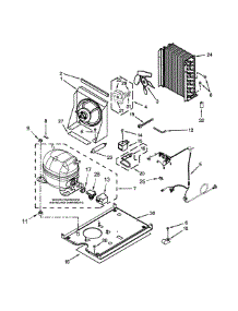 Unit Parts parts for Kenmore Freestanding Ice Maker 106.89553100 (10689553100, 106 89553100) from AppliancePartsPros.com