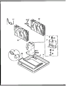 Compressor parts for Kenmore Heat Pump System 253.9750555 (2539750555, 253 9750555) from AppliancePartsPros.com