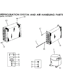 Refrigeration System And Air Handling Parts parts for Kenmore Heat Pump System 253.7782470 (2537782470, 253 7782470) from AppliancePartsPros.com